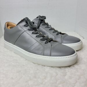Greats Brooklyn Royal Men’s  Sneakers Size 14  Low Top Gray Leather Shoes Great